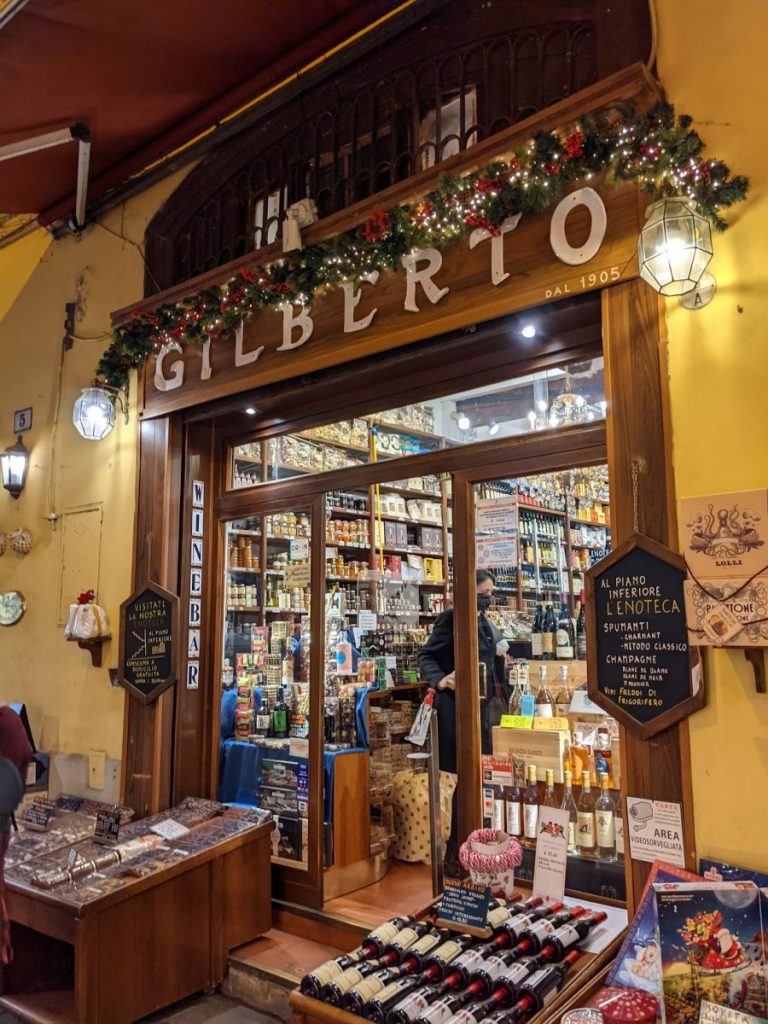 Gilberto - an excellent shop in Bologna
