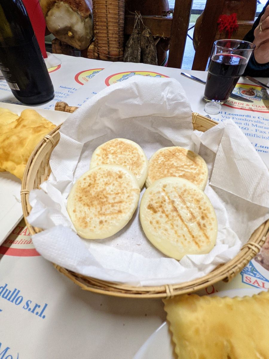 Rounds of flat bread