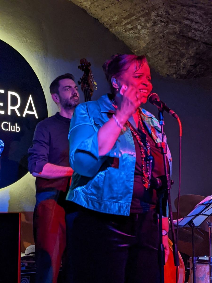 Deborah J. Carter singing some jazz