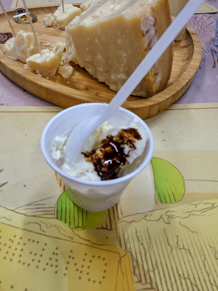 Fresh ricotta with balsamic