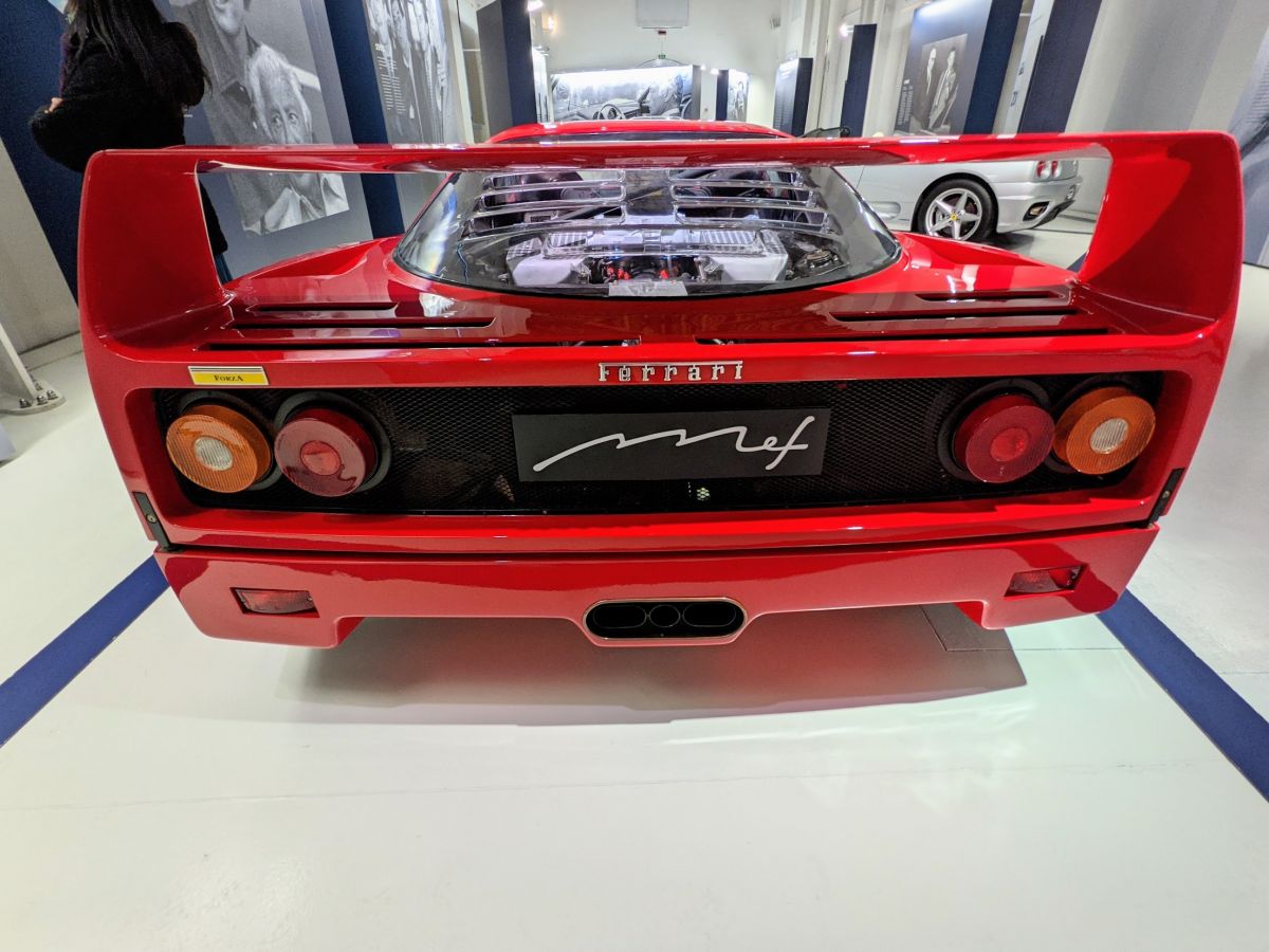 Back of a Ferrari (not sure of year/model)