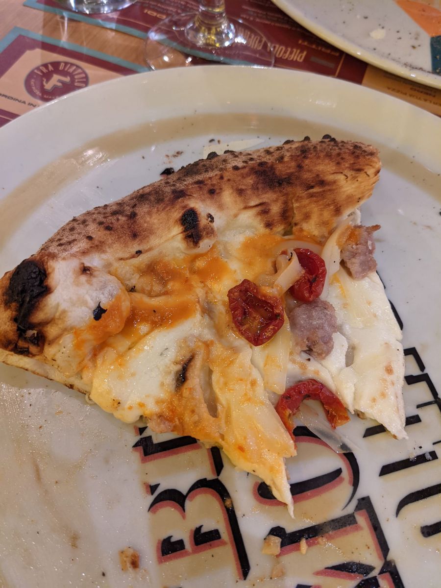 The last piece of pizza