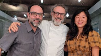 Me, Massimo, and our new friend from Philadelphia