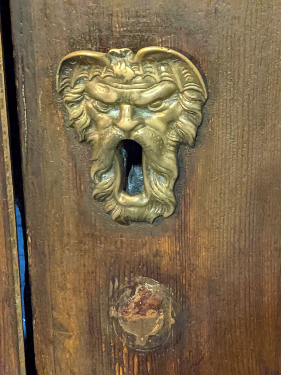 Cool key-hole to our B&B
