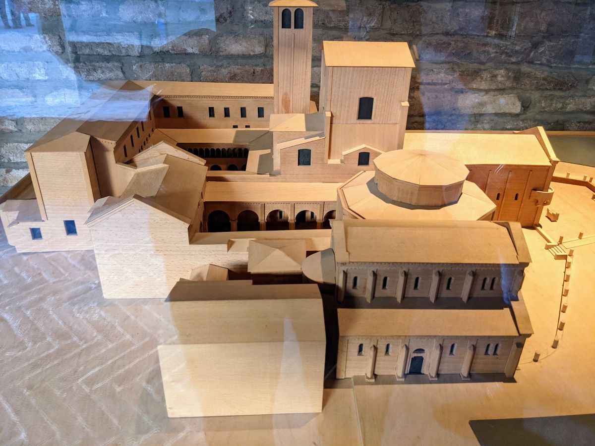 Wood model of Basilica Santuario Santo Stefano