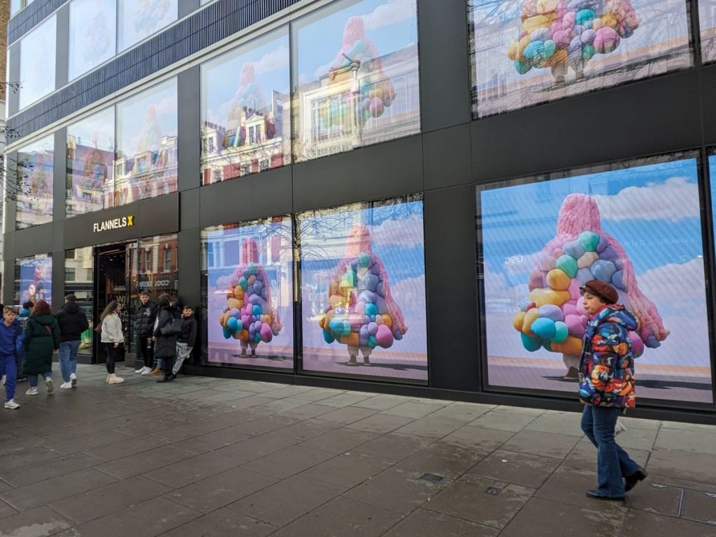 A storefront where the original Marquee Club used to be