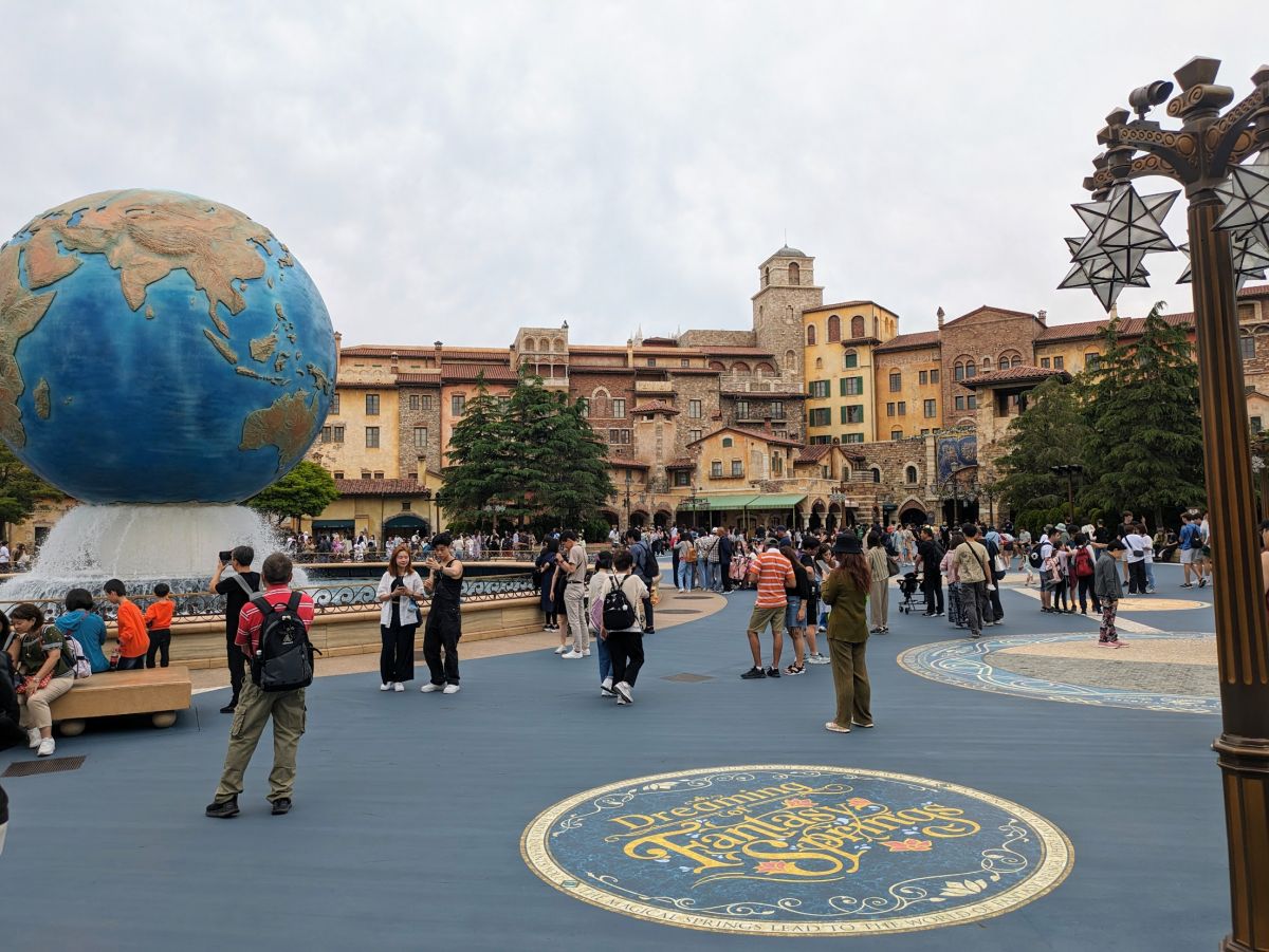 Just inside the entrance to Tokyo DisneySea