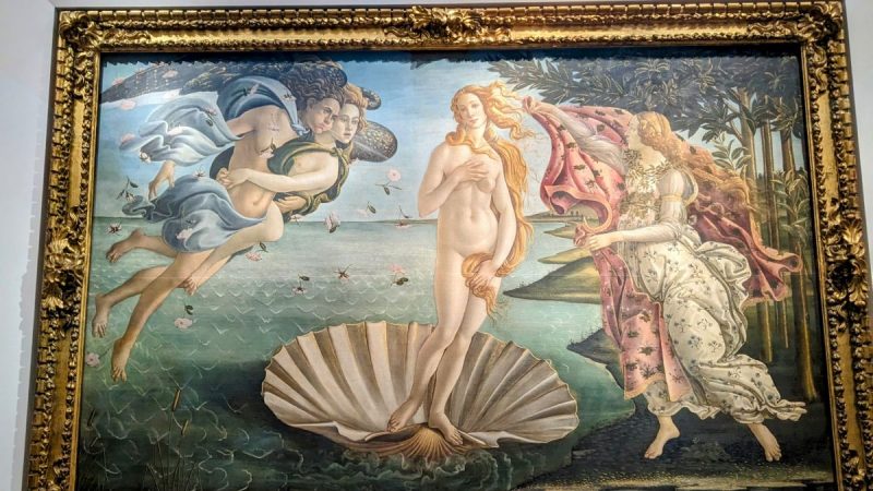 Boticelli's Birth of Venus painting