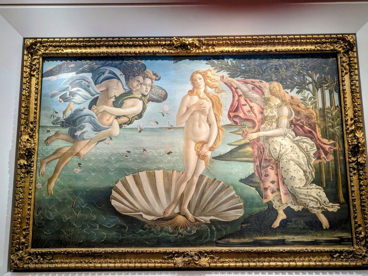 Boticelli's Birth of Venus painting