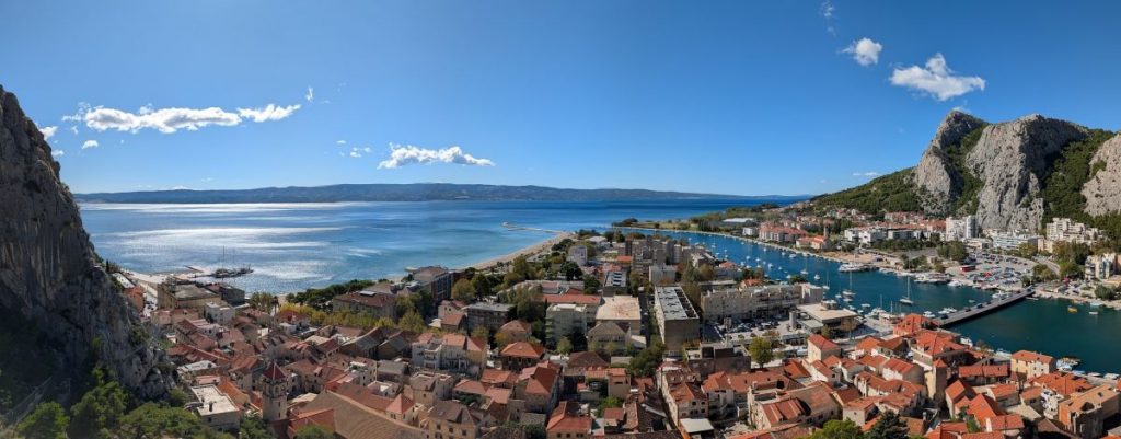 Panoramic view from atop Mirabella Fortress