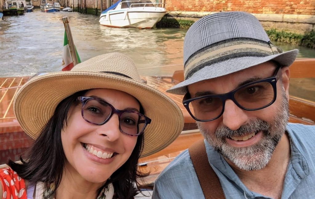 Photo of Teresa and Tony in Venice