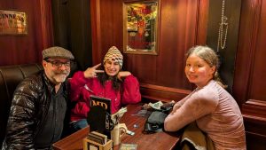 Having fun at Molly Darcy's Irish Pub