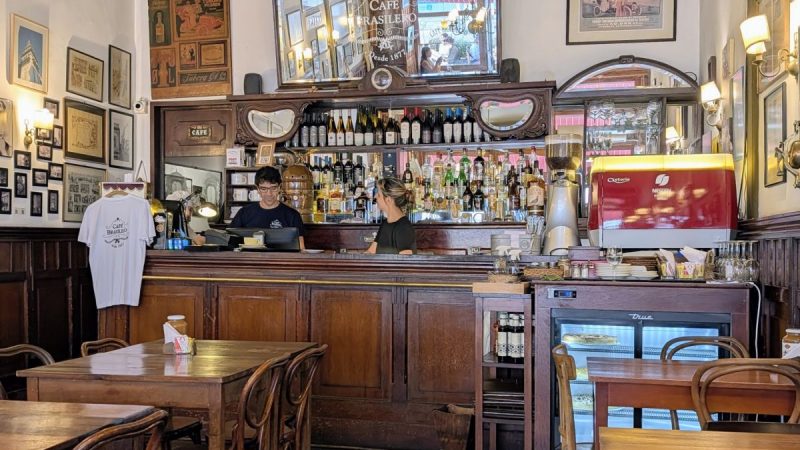 Inside Cafe Brasilero