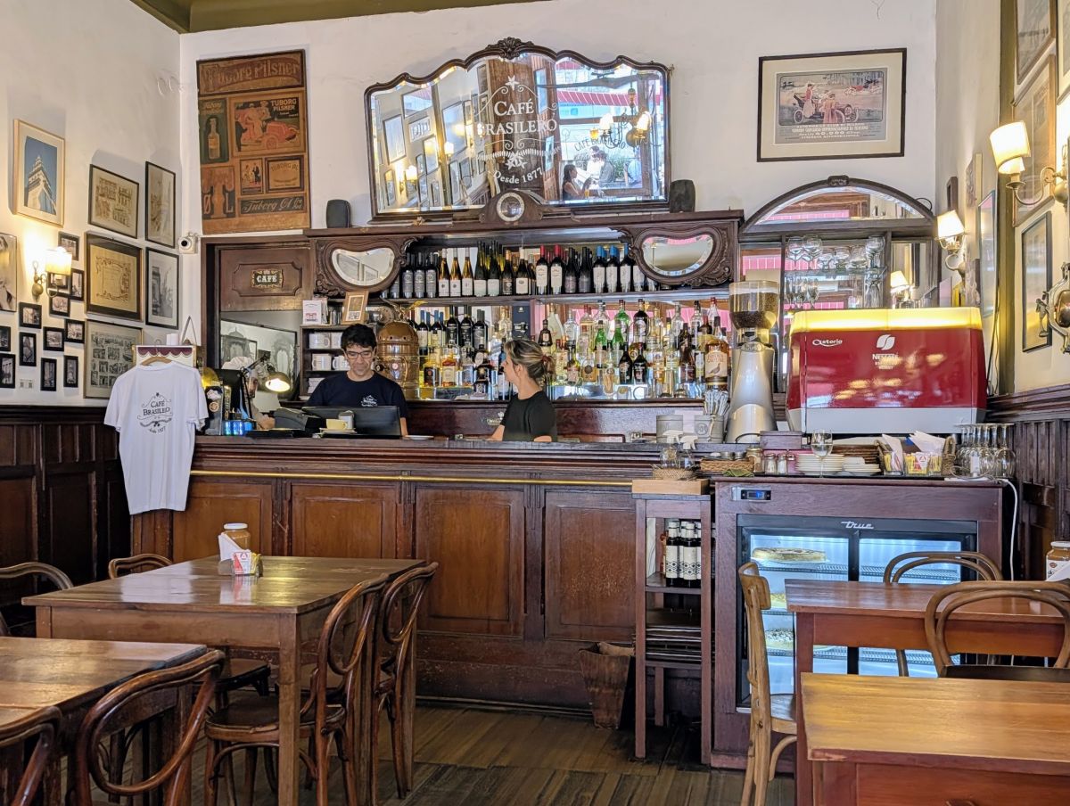 Inside Cafe Brasilero